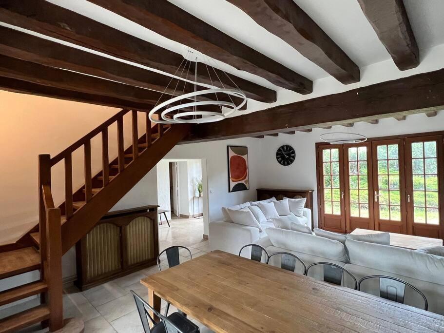 La Cle Des Champs - Les Grais 1H10 De Paris Villa Bazoches-sur-le-Betz Exterior foto
