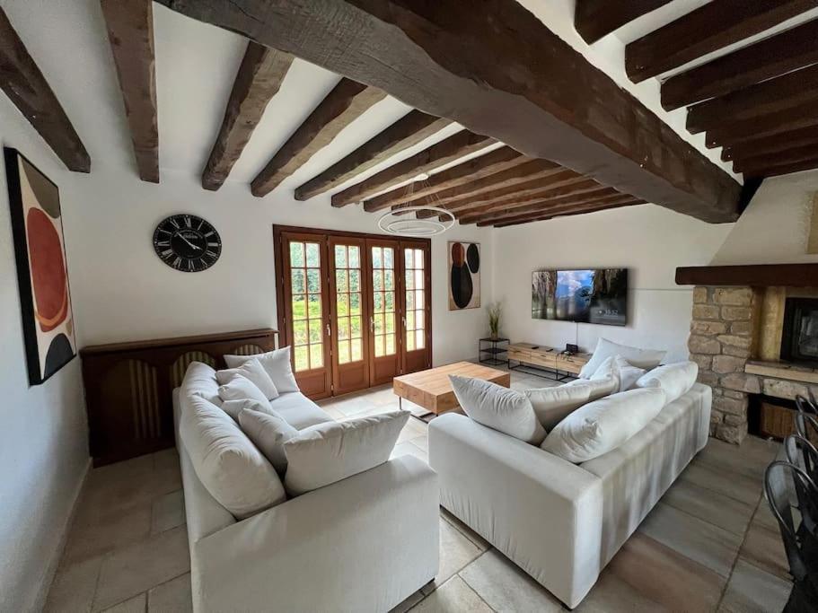 La Cle Des Champs - Les Grais 1H10 De Paris Villa Bazoches-sur-le-Betz Exterior foto