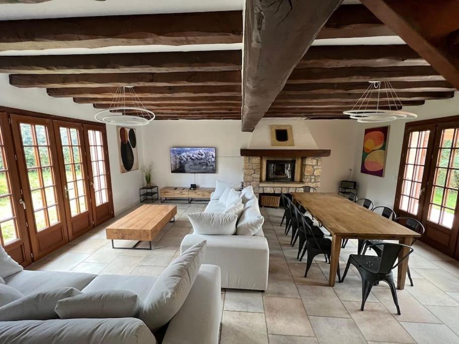 La Cle Des Champs - Les Grais 1H10 De Paris Villa Bazoches-sur-le-Betz Exterior foto