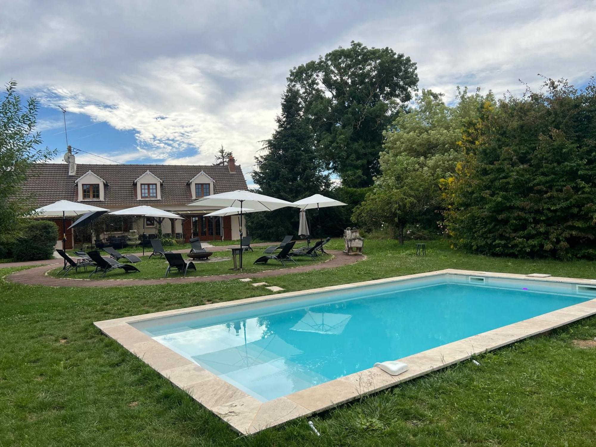 La Cle Des Champs - Les Grais 1H10 De Paris Villa Bazoches-sur-le-Betz Exterior foto