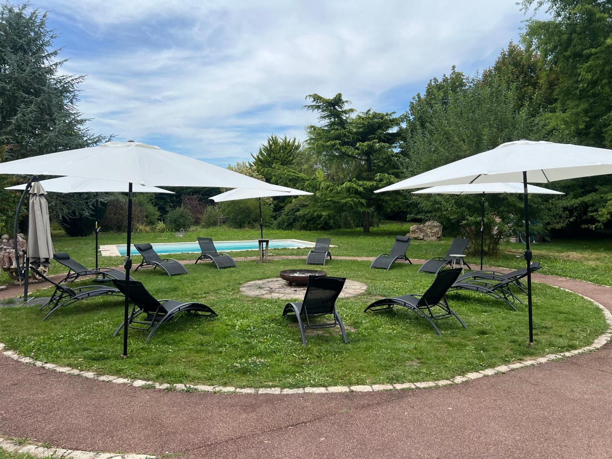 La Cle Des Champs - Les Grais 1H10 De Paris Villa Bazoches-sur-le-Betz Exterior foto
